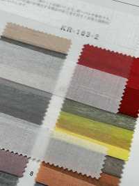 KR-163-2 شامبراي جروسو بخطوط أفقية[نسيج / قماش] Kyara Fabric صور إضافية