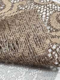 KKF8725-W-D3 دانتيل جاكار مبرقش من البوليستر، عرض واسع[نسيج / قماش] Uni Textile (Komon Kobo) صور إضافية
