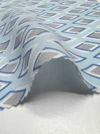 KKP2046-D106 ساتان خلفي أموزين بطباعة متعددة الألوان[نسيج / قماش] Uni Textile (Komon Kobo) صور إضافية