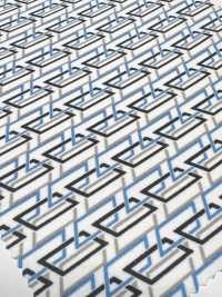 KKP2046-D107 ساتان خلفي بطباعة متعددة الألوان Amunzen[Textile / Fabric] Uni Textile (Komon Kobo) صور إضافية