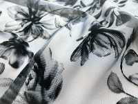 KF4005-DF-3431 أورغانزا كريمي متدرج مفلّك[نسيج / قماش] Uni Textile (Komon Kobo) صور إضافية