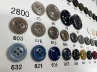 2800 Giraffe زر من راتنج اليوريا بأربعة ثقوب وبحافة[أزرار] Giraffe Buttons (Ayaori Button Industry) صور إضافية
