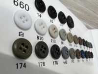 660 Giraffe زر مطفي من راتنج اليوريا بأربعة ثقوب[أزرار] Giraffe Buttons (Ayaori Button Industry) صور إضافية