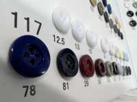 117 Giraffe زر من راتنج اليوريا بأربعة ثقوب وبحافة[Buttons] Giraffe Buttons (Ayaori Button Industry) صور إضافية