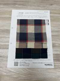 35510 Fuwa.60s قطن عضوي بتصميم مربعات شيرينغ[Textile / Fabric] SUNWELL صور إضافية
