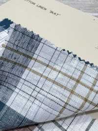 A-7064 قطن وكتان 'إيكات'[Textile / Fabric] Arinobe Shoten صور إضافية