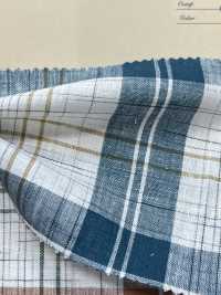 A-7064 قطن وكتان 'إيكات'[Textile / Fabric] Arinobe Shoten صور إضافية