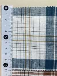 A-7064 قطن وكتان 'إيكات'[Textile / Fabric] Arinobe Shoten صور إضافية