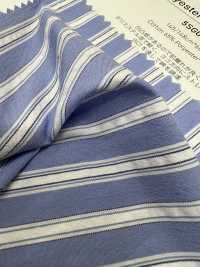 5SG019 سييرساكر مطاطي من القطن/البوليستر[نسيج / قماش] Chambray صور إضافية