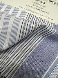 5SG018 مخطط دوبّي قطني[نسيج / قماش] Chambray صور إضافية