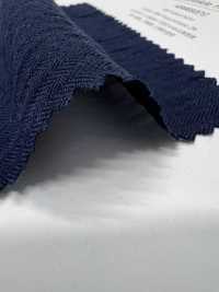 4SG032(1) هارينغبون مجعّد من القطن[نسيج / قماش] Chambray صور إضافية