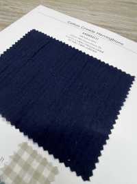 4SG032(1) هارينغبون مجعّد من القطن[نسيج / قماش] Chambray صور إضافية