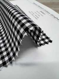3SG021 قطن جينغهام مطاطي طبيعي[نسيج / قماش] Chambray صور إضافية