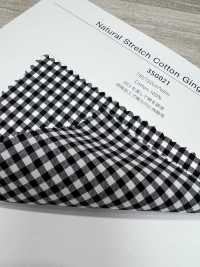 3SG021 قطن جينغهام مطاطي طبيعي[نسيج / قماش] Chambray صور إضافية