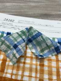 28102 طباعة مربعات موجة Miracle Wave على لاون 80s[Textile / Fabric] SUNWELL صور إضافية