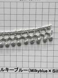 25902S ياقة أميرة كيميائية لاميه فضية[دانتيل] Kyowa Lace صور إضافية