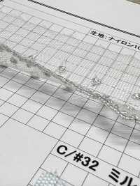 24904S ياقة أميرة من التول اللاميه الفضي[دانتيل] Kyowa Lace صور إضافية