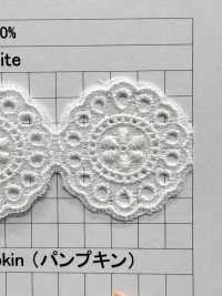 23660 دانتيل كيميائي ضيق العرض Kyowa Lace صور إضافية