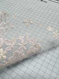 T24371-T15 دانتيل تول شفاف مطرز Kyowa Lace صور إضافية