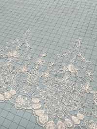 24384-T15 دانتيل تول شفاف مطرز Kyowa Lace صور إضافية