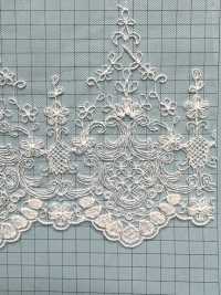 24384-T15 دانتيل تول شفاف مطرز Kyowa Lace صور إضافية