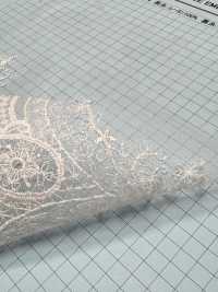 24386-T15 دانتيل تول شفاف مطرز Kyowa Lace صور إضافية