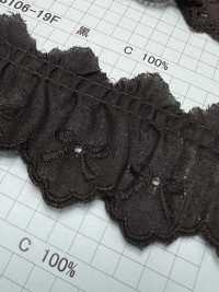 8106-19F دانتيل قطن مكشكش Kyowa Lace صور إضافية