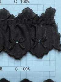 8106-19F دانتيل قطن مكشكش Kyowa Lace صور إضافية