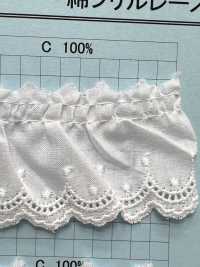T23400F دانتيل كشكش قطني Kyowa Lace صور إضافية