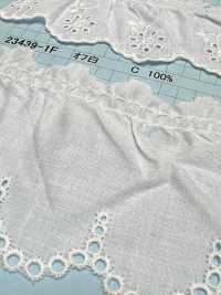 23439-1F دانتيل كشكش قطني Kyowa Lace صور إضافية