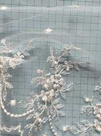 T24051-T15 دانتيل تول شفاف مطرز Kyowa Lace صور إضافية