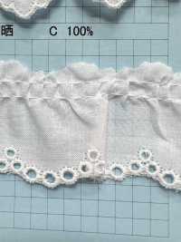23438F دانتيل كشكش قطني[Lace] Kyowa Lace صور إضافية