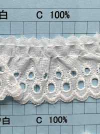 23708-1F دانتيل قطني مكشكش[Lace] Kyowa Lace صور إضافية