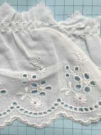 3423-1F دانتيل كشكشي قطني[Lace] Kyowa Lace صور إضافية