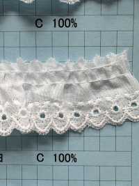 8260-1F دانتيل كشكش قطني Kyowa Lace صور إضافية
