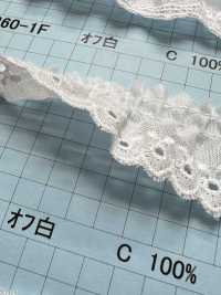 8260-1F دانتيل كشكش قطني Kyowa Lace صور إضافية