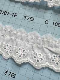 23707-1F دانتيل كشكشي قطني Kyowa Lace صور إضافية