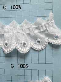 8367F دانتيل كشكش قطني Kyowa Lace صور إضافية
