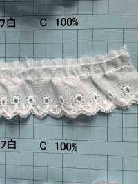 8363-1F دانتيل كشكش قطني Kyowa Lace صور إضافية