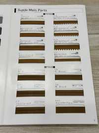 L-6400-SF L-6400 سويد SF (شريط مطوي من جهة واحدة)[الأشرطة، والأشرطة القماشية، والحبال] STAR BRAND (Hoshika) صور إضافية