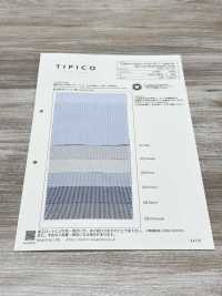 OGN-1611ST قماش تايبرايتر عضوي فاخر مخطط[Textile / Fabric] TIPICO (Kuwamura Textile) صور إضافية