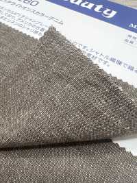 LMM2280 دنيم قطن وكتان 5oz خفيف الوزن بحافة منسوجة ملون[Textile / Fabric] Kumoi Beauty صور إضافية