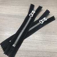 5-N-E-C WALDES® سحاب عتيق من فضة نيكل، المقاس 5، بشريط بوليستر، طرف مغلق[Zipper] Asahi Fastener صور إضافية