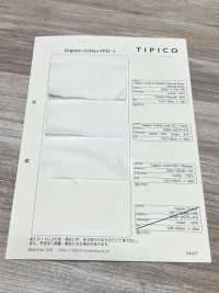 OGN-2030-PS ريبستوب عضوي مغسول مصبوغ للملابس + مبيض P[نسيج / قماش] TIPICO (Kuwamura Textile) صور إضافية