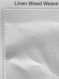 TPT-4020-PS بوبلين كتان × قطن عضوي P مبيّض[نسيج / قماش] TIPICO (Kuwamura Textile) صور إضافية