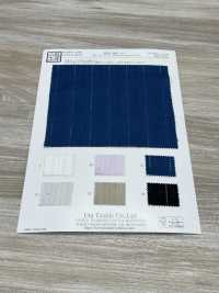 KKC981-D1 مخطط لينو قطني[Textile / Fabric] Uni Textile (Komon Kobo) صور إضافية