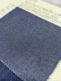 BJ0708 دنيم مطاطي سيلفدج بخيط غير متساوٍ عضوي (13.3 أونصة)[نسيج / قماش] COSMO TEXTILE صور إضافية