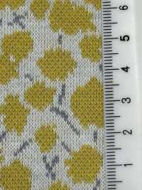 8025-1865-2 قماش محبوك جاكار ثلاثي الألوان بنقشة زهور صغيرة كثيفة[Textile / Fabric] HOKKOH صور إضافية