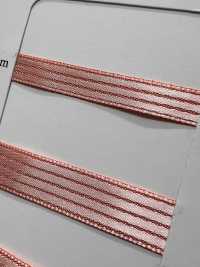 1155 شامبراي مخطط بخمسة خطوط[الأشرطة، والأشرطة القماشية، والحبال] UNITED RIBBONS صور إضافية