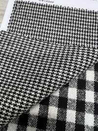 85320 خليط رايون مطاطي أسود وأبيض[Textile / Fabric] Parica صور إضافية